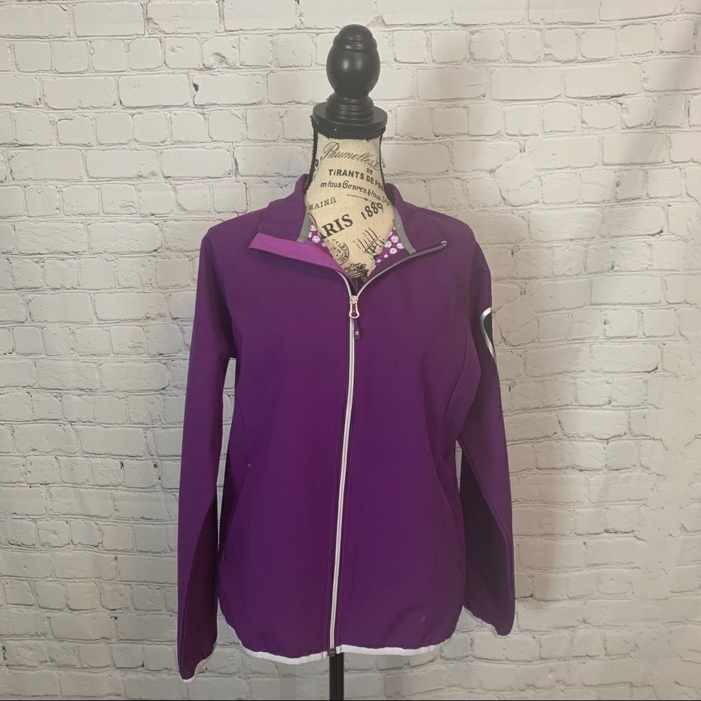 Sunice lightweight jacket purple size medium